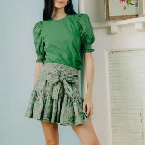Ruby Skirt | Mason Paisley Green