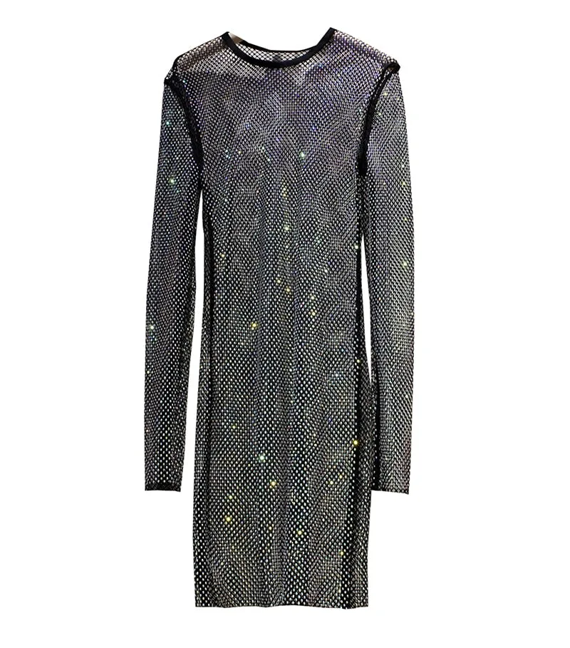Shiny Party Dress Net