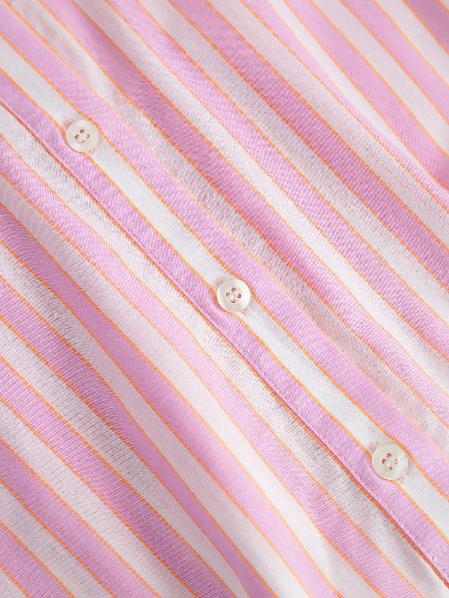 SoS Shirt in Pink, Orange and White Stripe