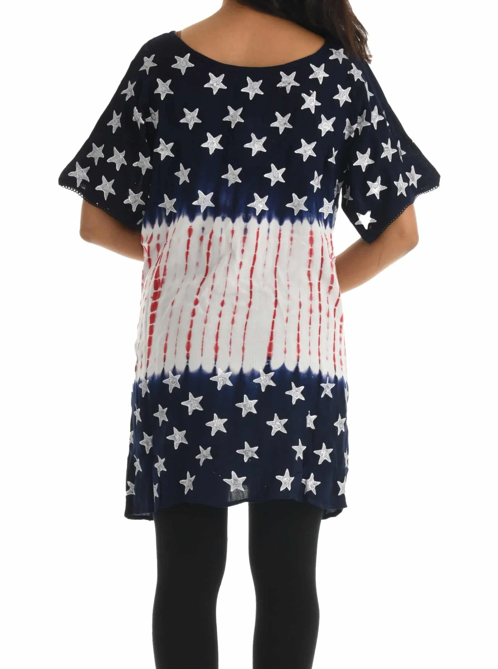 Stars & Stripes Tie-Dye Accent
