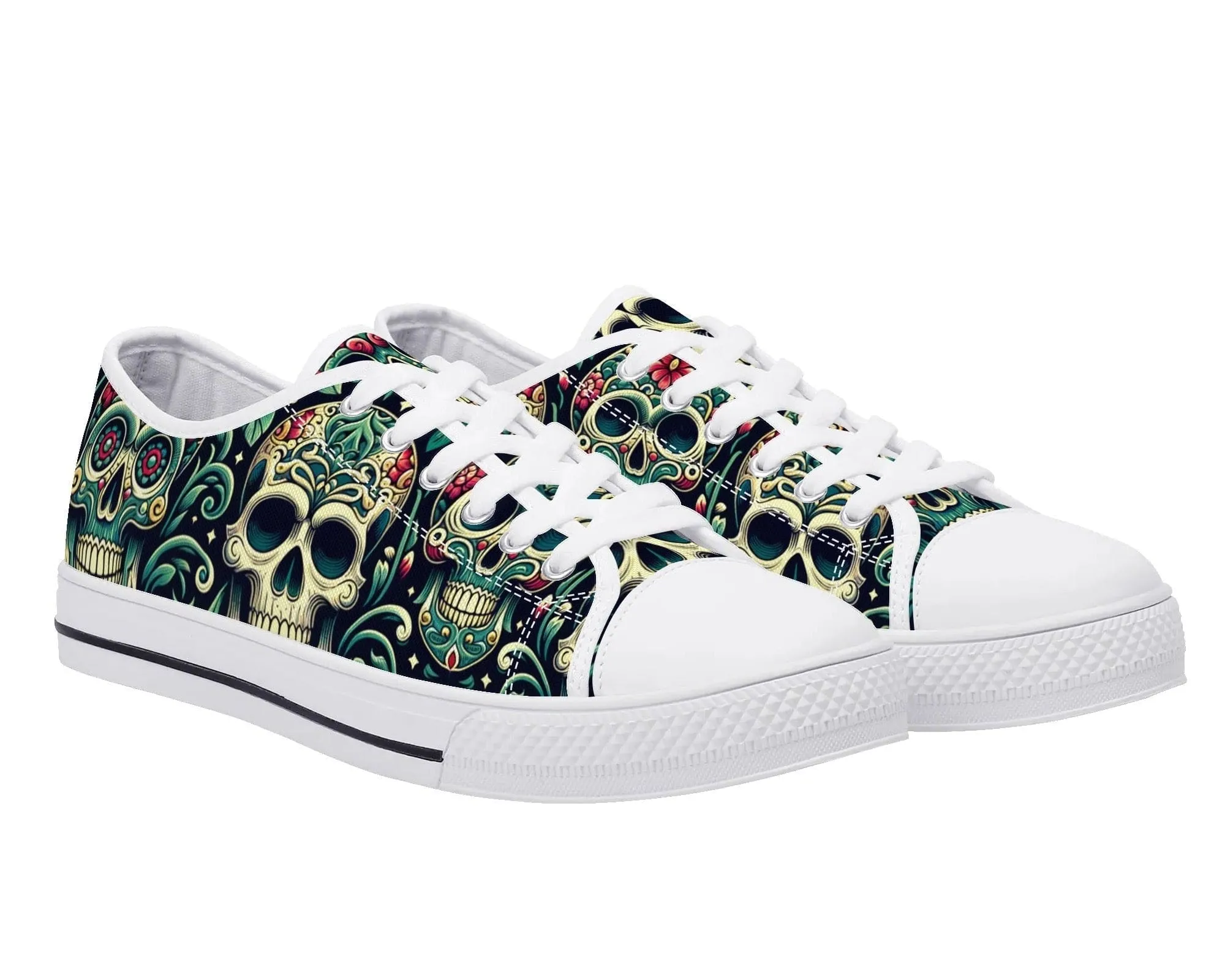 Sugar Skull Low Tops
