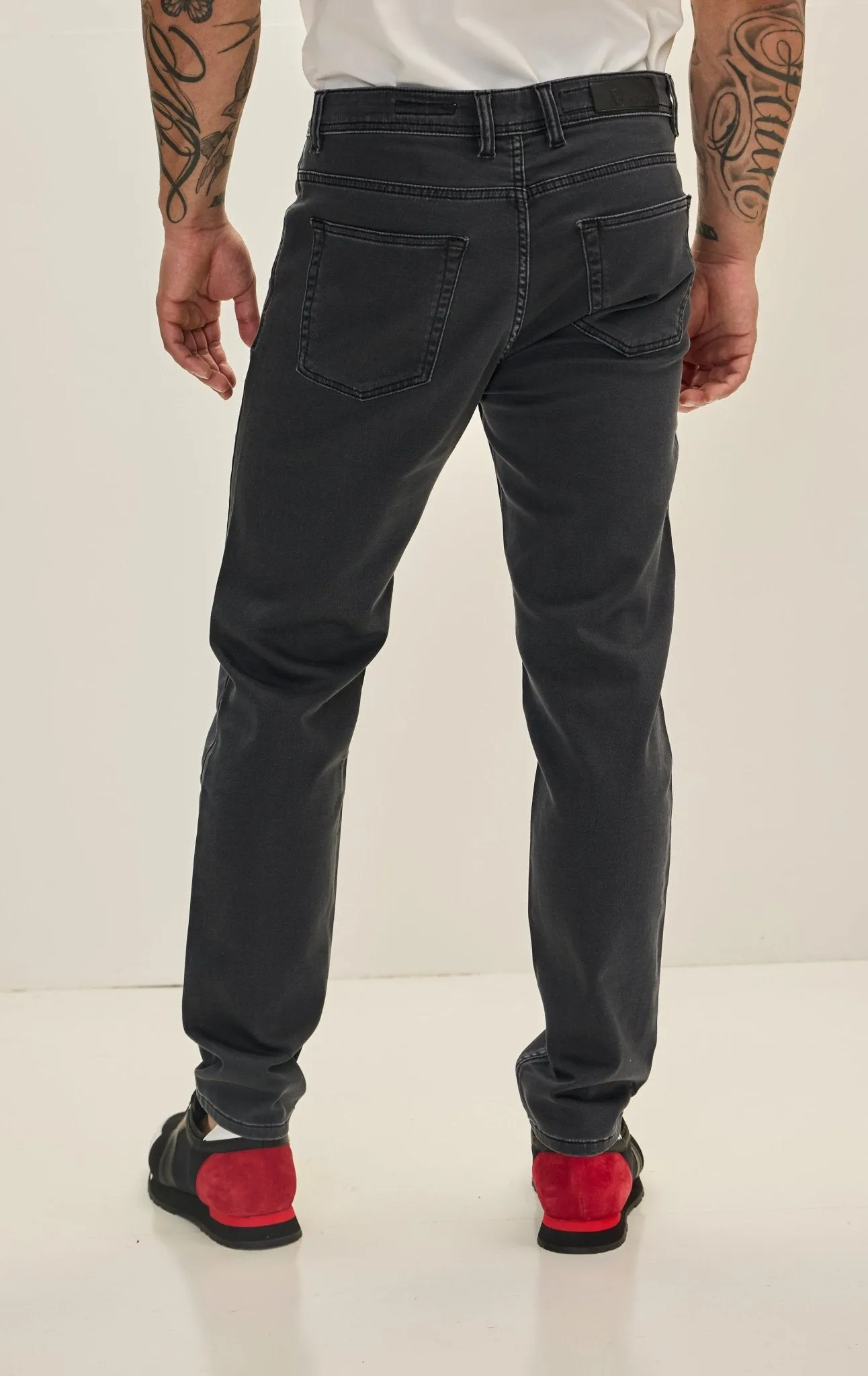 Super Soft 5-pocket Style Pants - Anthracite