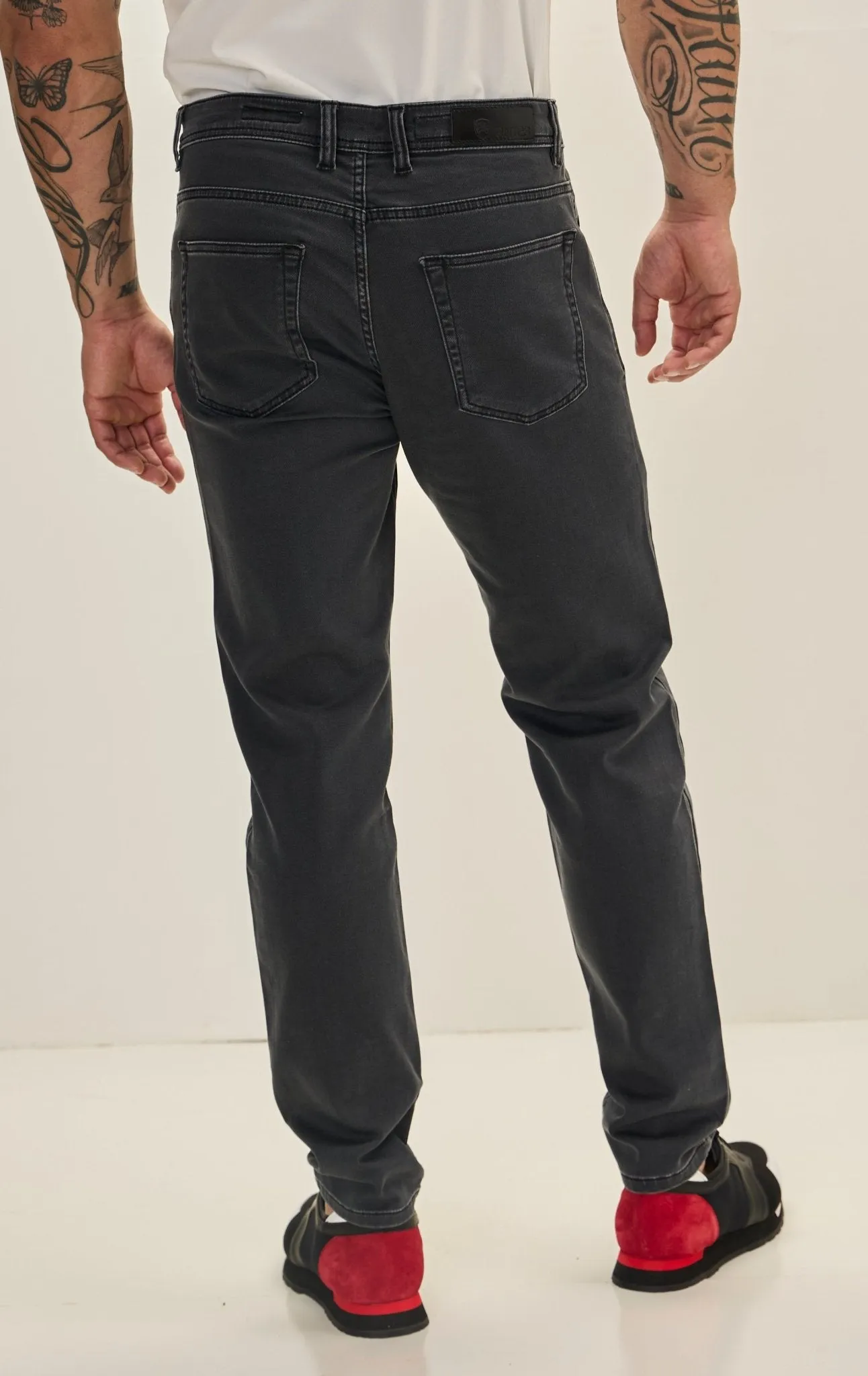 Super Soft 5-pocket Style Pants - Anthracite