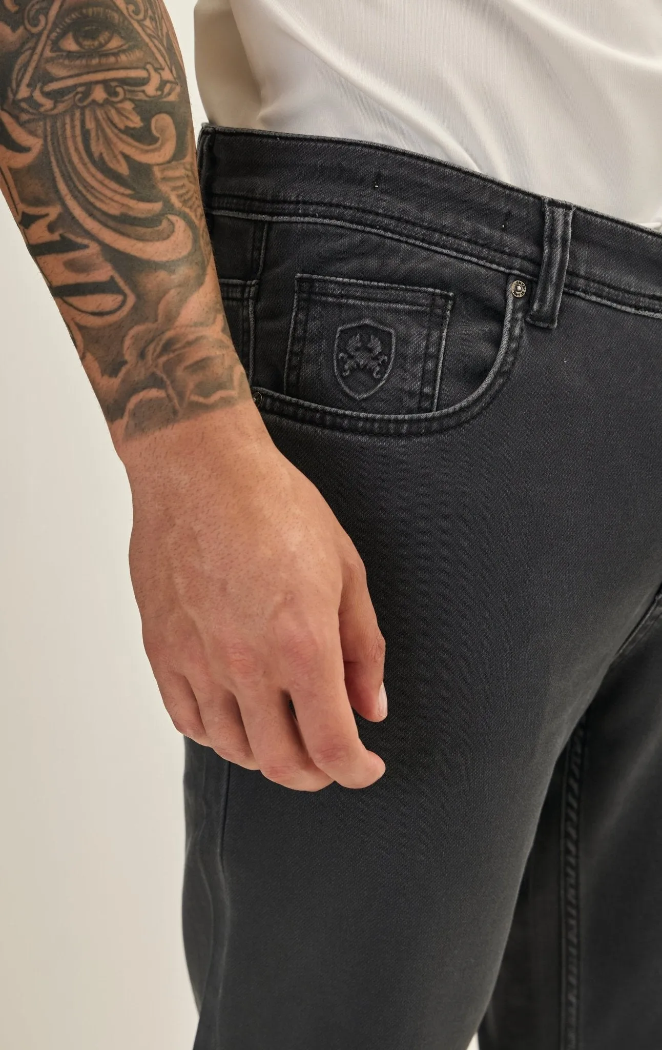 Super Soft 5-pocket Style Pants - Anthracite
