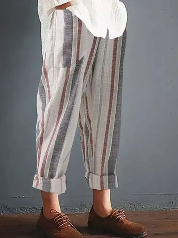 Sylis | Striped Relaxed Pants
