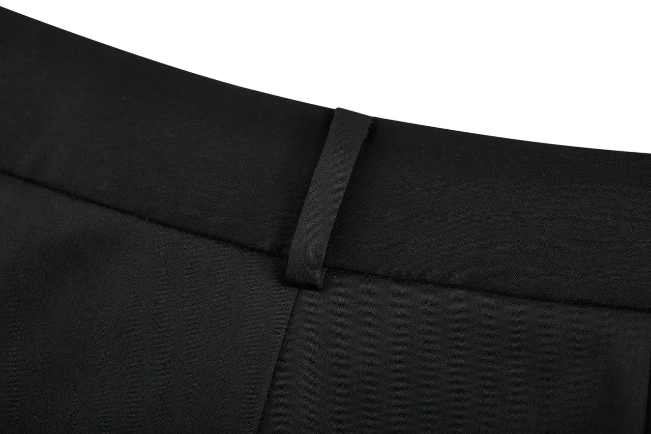 Tencel Satin Relaxed Straight Leg Pants