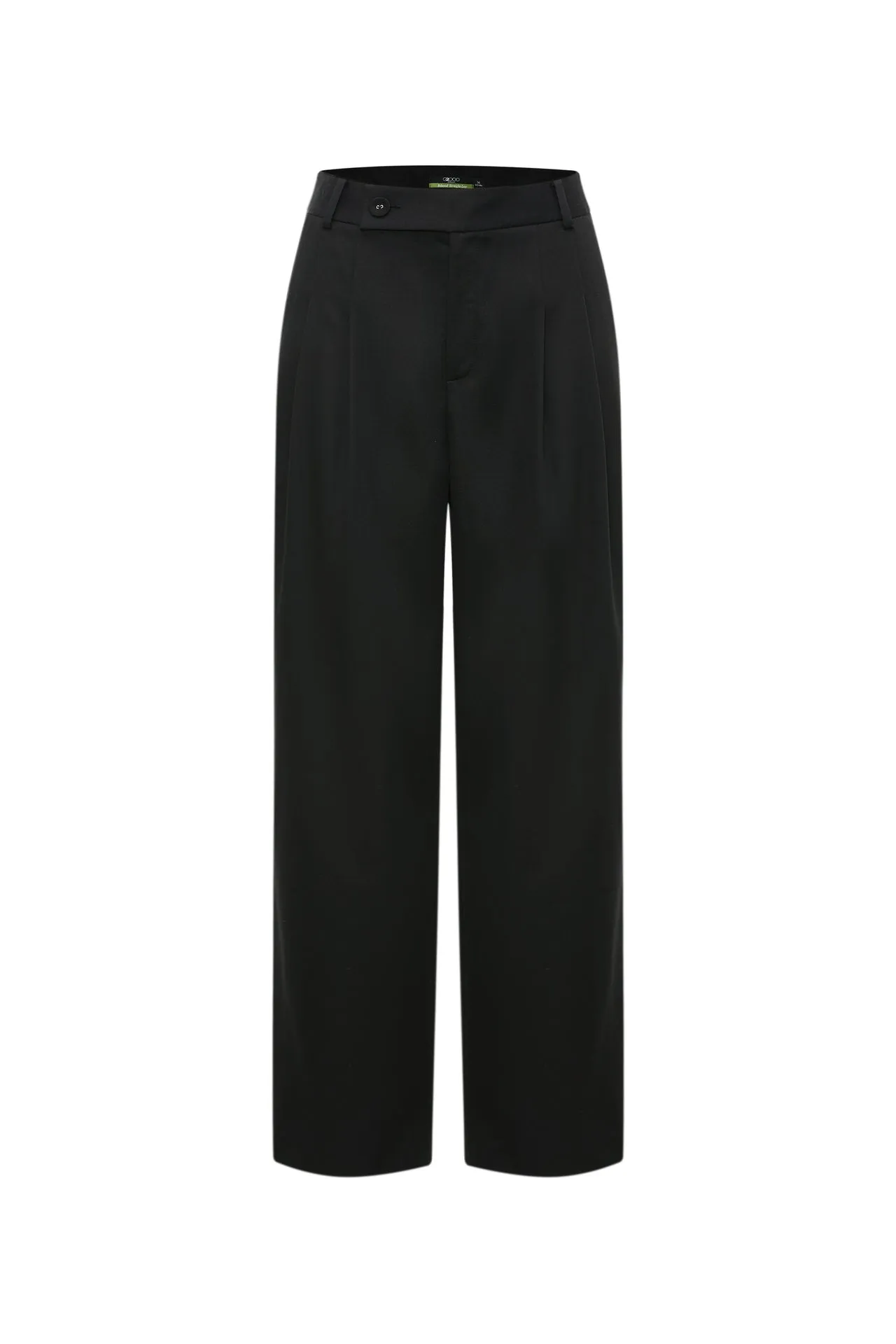 Tencel Satin Relaxed Straight Leg Pants