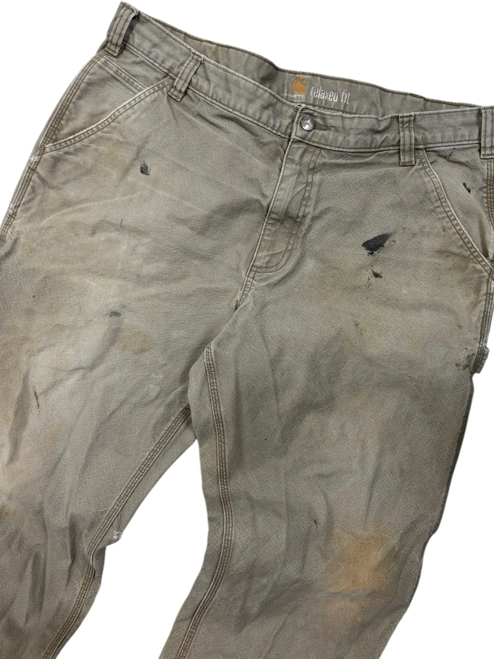 Vintage Carhartt Relaxed Fit Tan Work Pants