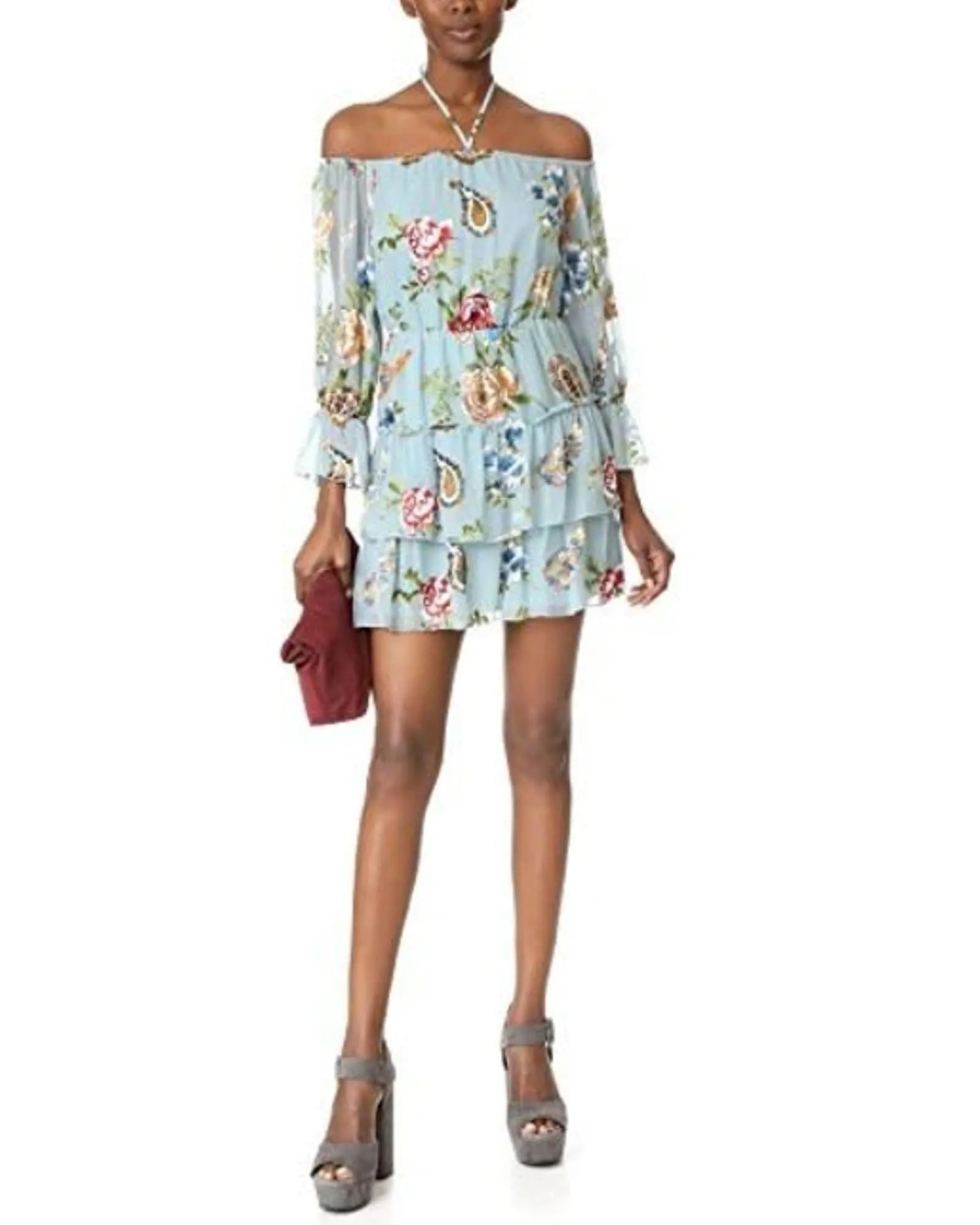Waylon Off-the-Shoulder Bouson Dress