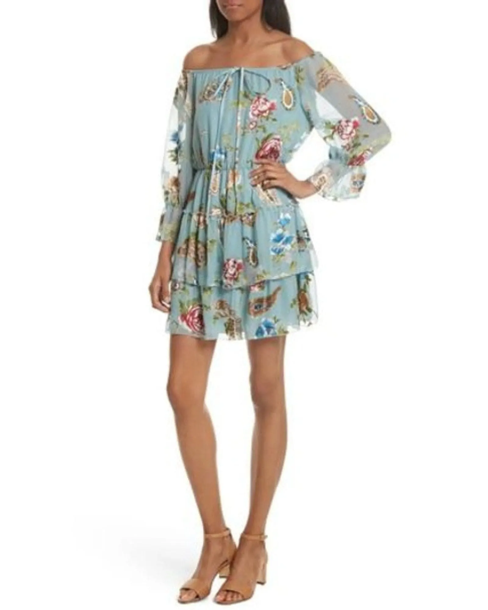 Waylon Off-the-Shoulder Bouson Dress