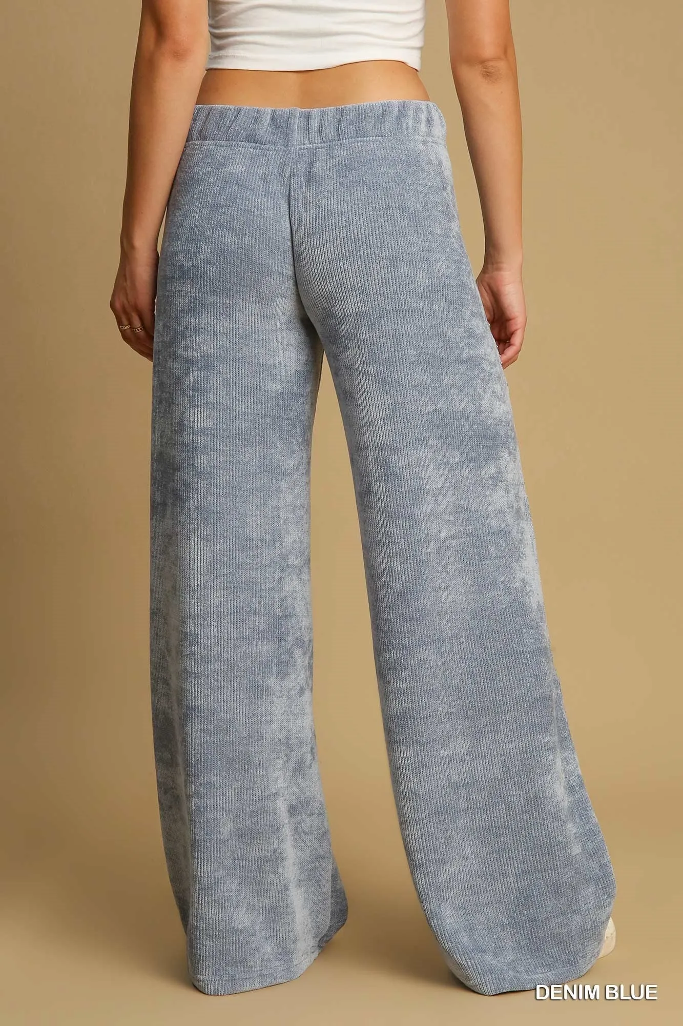 Wide Leg Soft Knit Pants