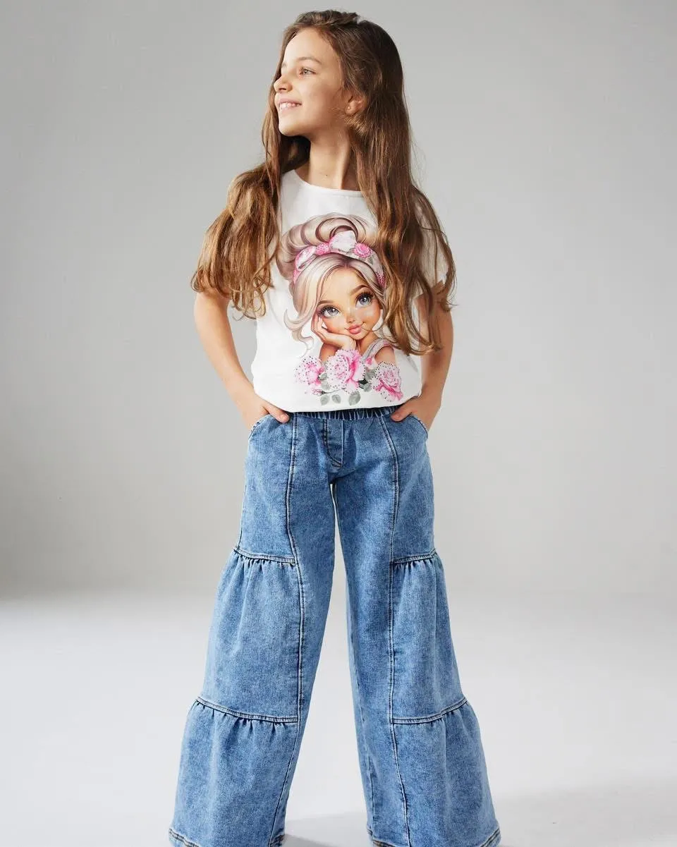 Wild leg soft jeans